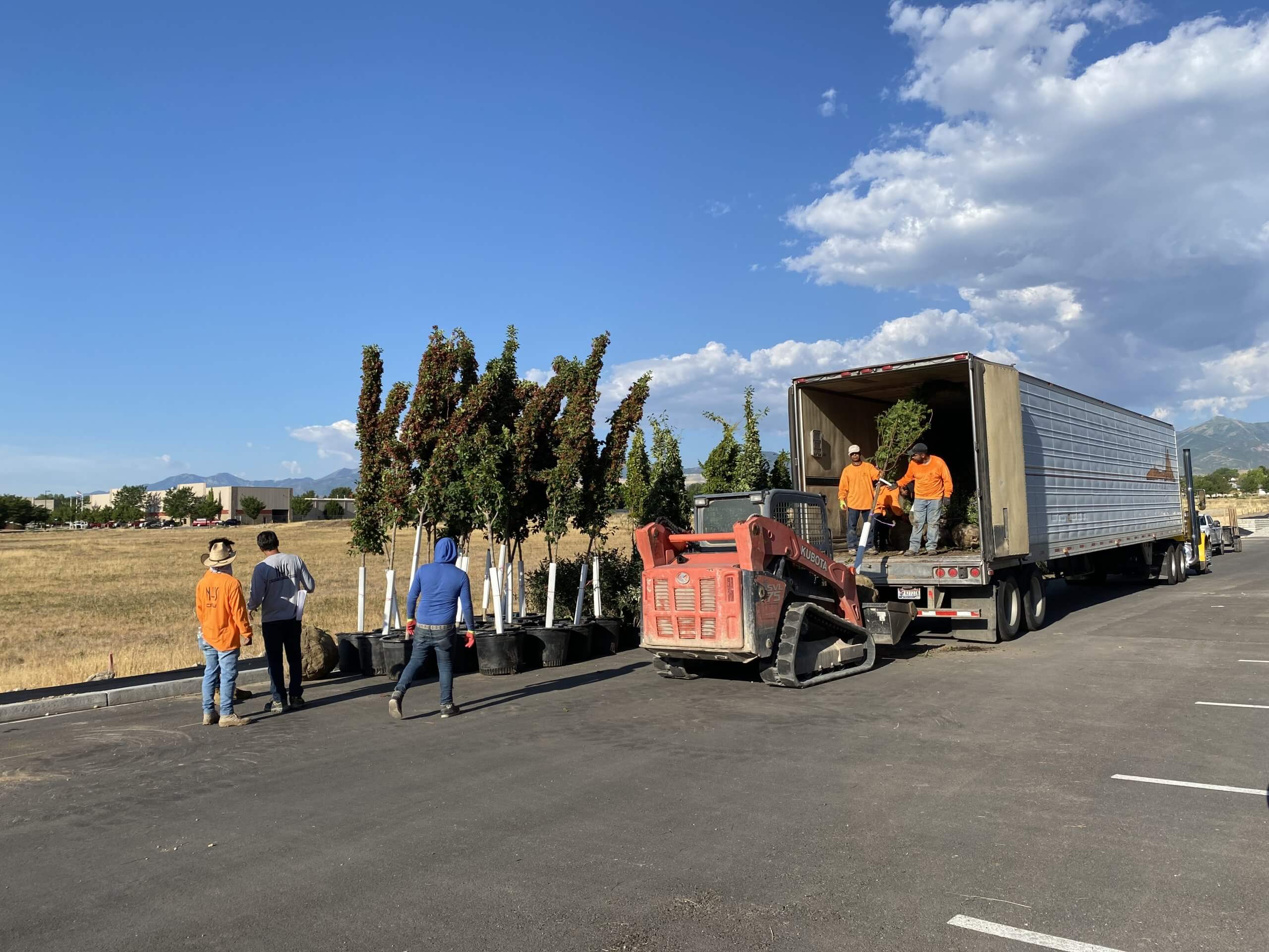 West Jordan Commercial Landscaping New Element Construction